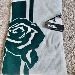Beryll Green Rose cashmere wrap originally $490